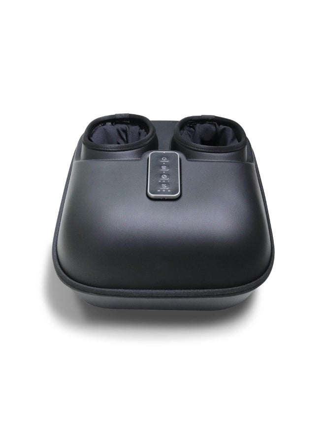 جهاز تدليك القدم الكهربائي شياتسو ST-6011 مزود بخاصية التسخين والضغط الهوائي، وبكرات تدليك عميقة، وإمكانية تعديل شدة التدليك، وخاصية الإيقاف التلقائي، وأغطية قدم قابلة للغسل لتخفيف الألم وتحسين الدورة الدموية. - Image 1